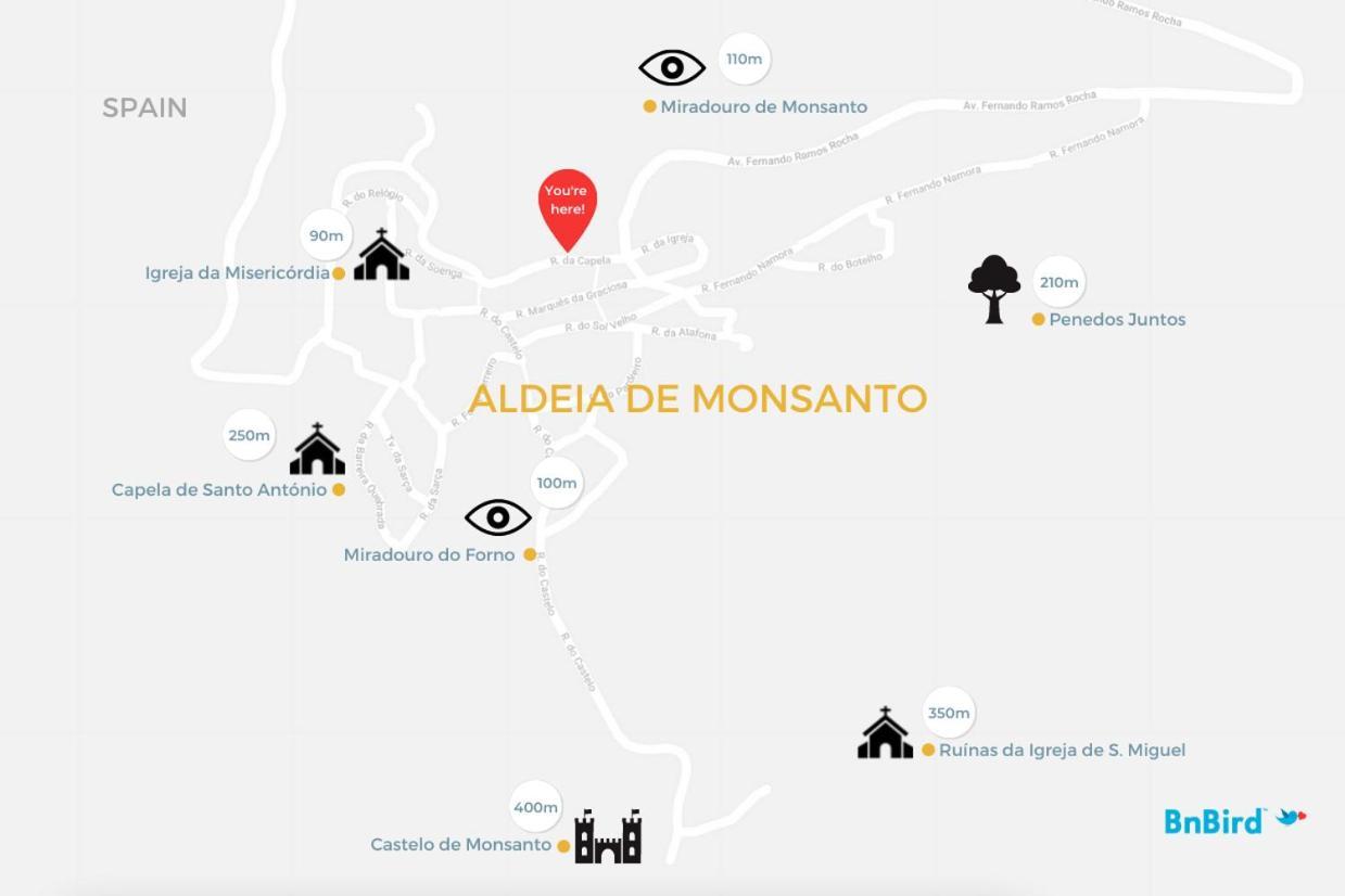 Casa Das 10 Janelas @ Monsanto Exterior foto